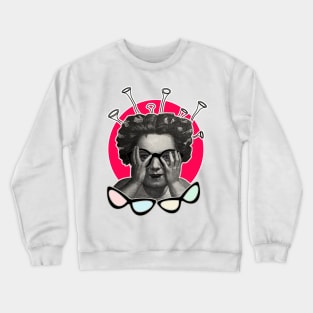 I wear glasses Crewneck Sweatshirt